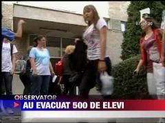 500 de elevi evacuati din cauza unei scurgeri de gaz