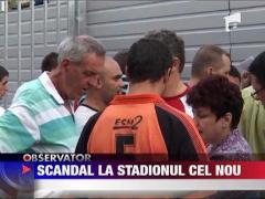 Scandal la deschiderea noul stadion din Ploiesti