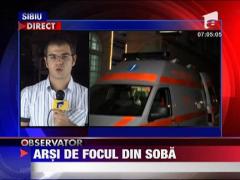 Copii arsi de focul din soba