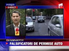 Falsificatori de permise auto