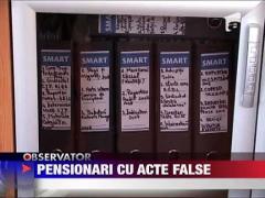 Pensii mari cu acte false