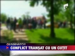 UPDATE: Tanar injunghiat langa liceu