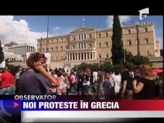 Noi proteste in Grecia