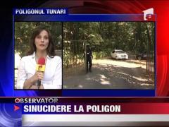 Sinucidere in poligonul Tunari