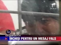 Inchisi pentru un mesaj fals pe Twitter