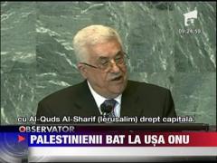 Palestinienii bat la usa ONU