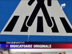 Indicatoare rutiere amuzante in Timisoara