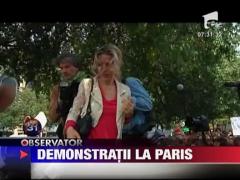 Demonstratii la Paris