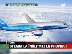 Steaua zboara cu avion de cinci stele