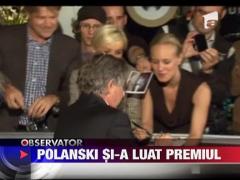Polanski si-a primit in sfarsit premiul pentru intreaga cariera