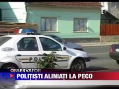 Politistii din Dej aliniati la PECO