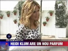 Heidi Klum si-a lansat un nou parfum