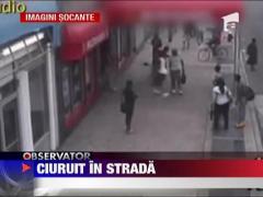IMAGINI SOCANTE! / Ciuruit in strada