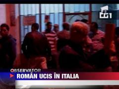 Un tanar roman a fost ucis cu zece lovituri de sabie in Italia