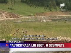 "Autostrada lui Boc", o scumpete