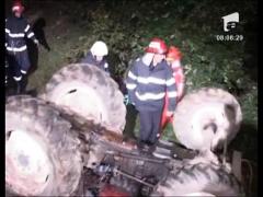 Barbat ucis de tractor