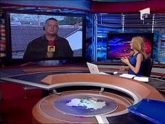 Incendiu puternic pe autostrada