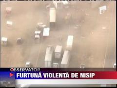 Furtuna violenta de nisip in Arizona