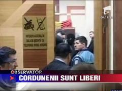 Corduneanu este liber din nou