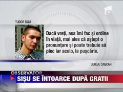 Rapperul Tudor Sisu se intoarce la inchisoare