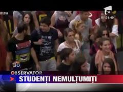 Proteste la Roma: Studentii, nemultumiti de reforme