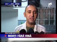 Carnagiu pe o sosea din Sibiu