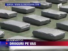 Captura record de cocaina pe vas