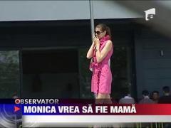Monica si-a vizitat fiica