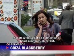 Probleme cu terminalele Blackberry