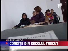 Conditii mizere in scoli