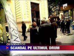 Ion Diaconescu, scandal pe ultimul drum