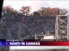 UPDATE / Accident de munca la o cariera de piatra din Tulcea