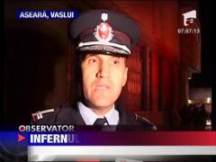 Incendiu in podul blocului