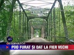 Pod furat si dat la fier vechi