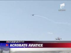Acrobatii aviatice la Baia Mare
