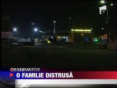 A pierdut controlul intr-o curba si s-a izbit de o duba