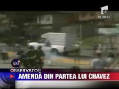 Amenda din partea lui Chavez