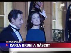 Carla Bruni Sarkozy a nascut o fetita‎