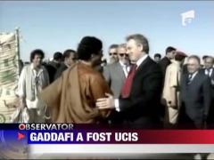 IMAGINI SOCANTE! Muammar Gaddafi fost ucis