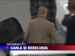 Carla Bruni a iesit din spital