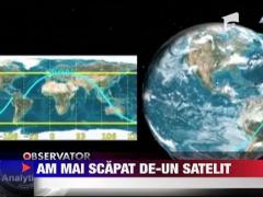 Satelitul german s-a dezintegrat in aer