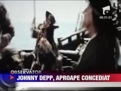 Johnny Depp era sa fie concediat