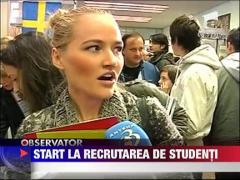 A inceput recrutarea de studenti