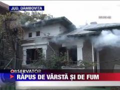 Batran mort din cauza unui incendiu
