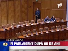Regele Mihai, in Parlament dupa 65 de ani