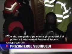 Botosani: Un barbat a fost sechestrat in casa unui vecin cu problem psihice