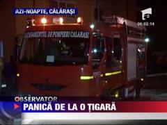 O tigara a bagat panica intr-un bloc