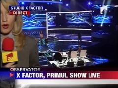 X Factor, primul show live