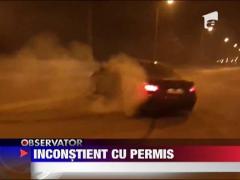 Raliu in mijlocul orasului