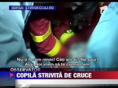 UPDATE: Copila strivita de o cruce de beton!
